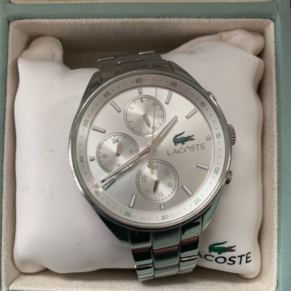 Lacoste stainless steel watch (2017)
